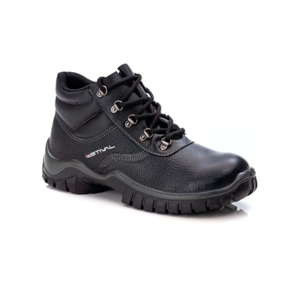 Bota de Segurança em Couro - Preto - Estival - WO10031S1 - CA 44591