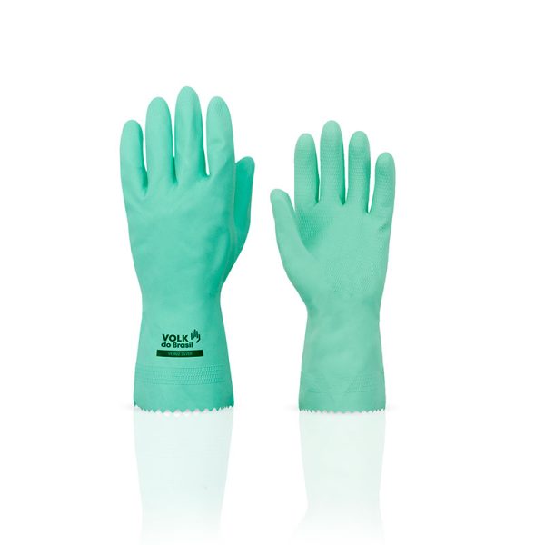 Luva Látex Verniz Silver Verde CA:16312